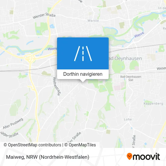Maiweg Karte