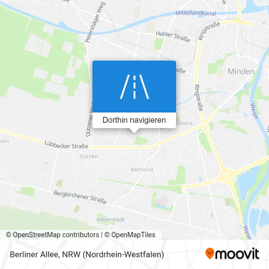 Berliner Allee Karte