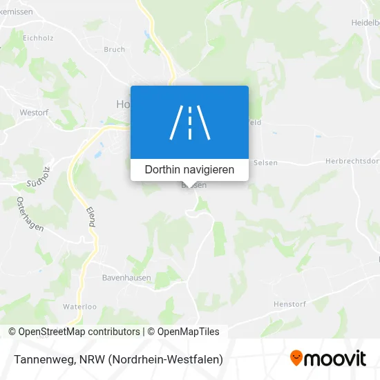 Tannenweg Karte