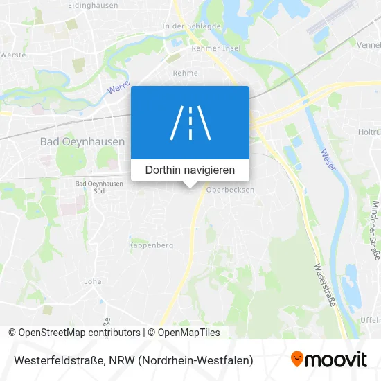 Westerfeldstraße Karte