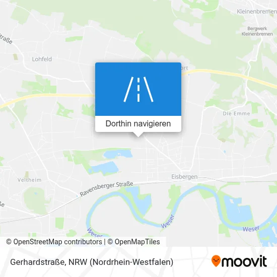 Gerhardstraße Karte