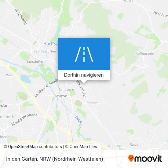 In den Gärten Karte