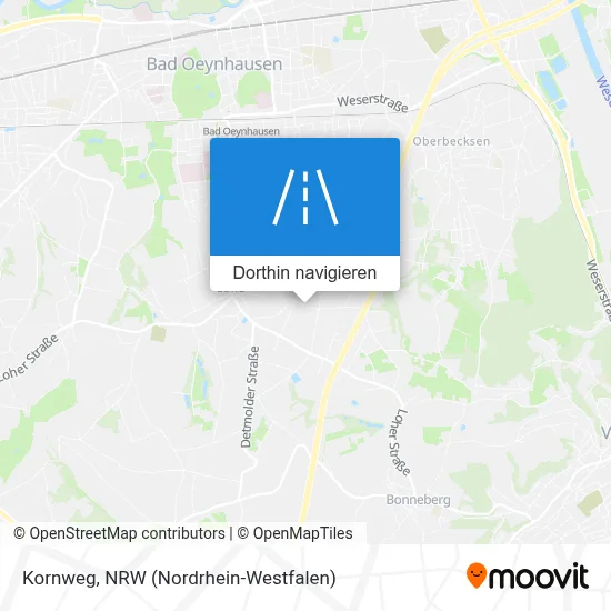 Kornweg Karte