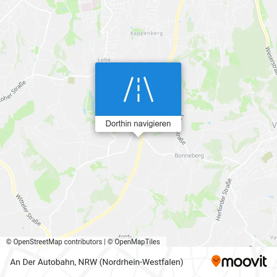 An Der Autobahn Karte