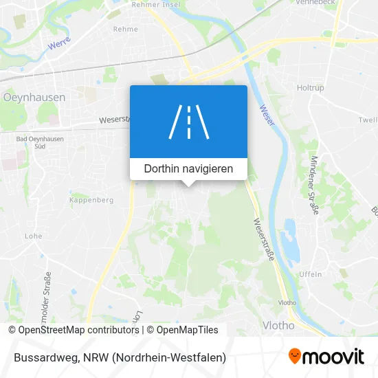 Bussardweg Karte