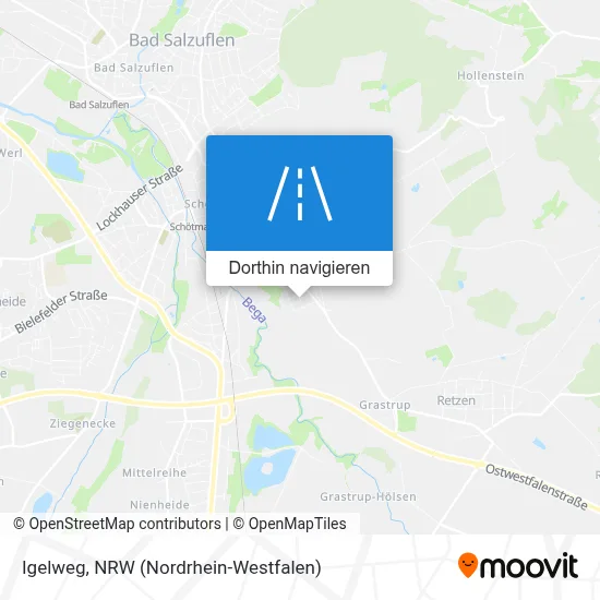 Igelweg Karte