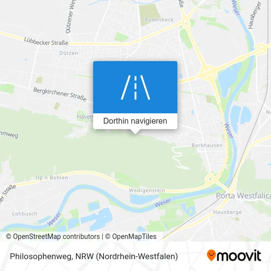 Philosophenweg Karte