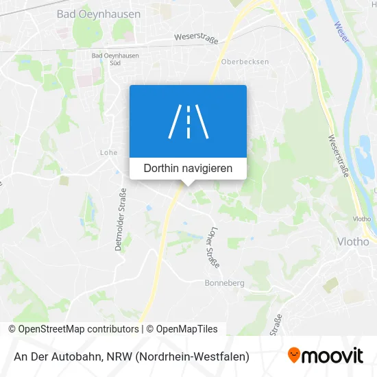 An Der Autobahn Karte