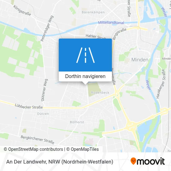 An Der Landwehr Karte