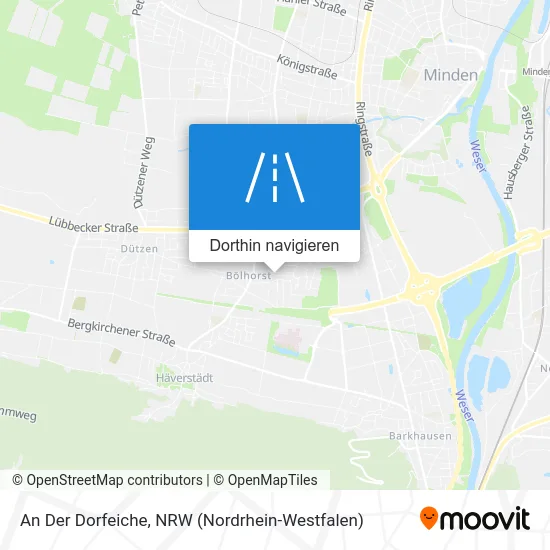 An Der Dorfeiche Karte