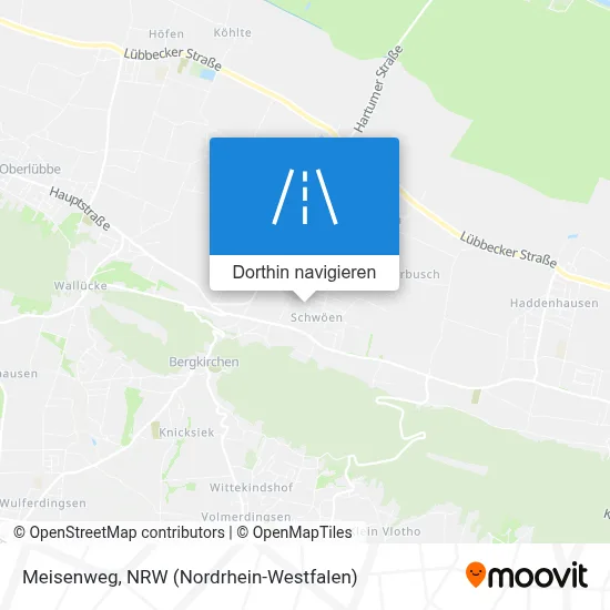 Meisenweg Karte