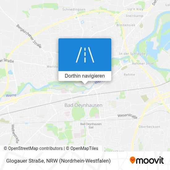 Glogauer Straße Karte