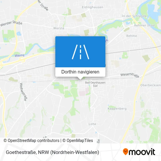 Goethestraße Karte