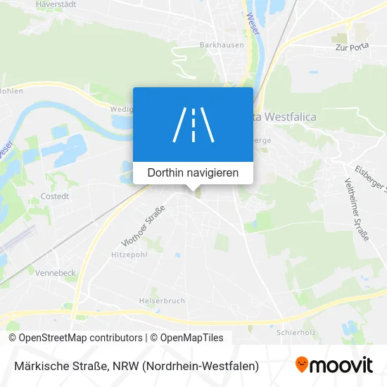 Märkische Straße Karte