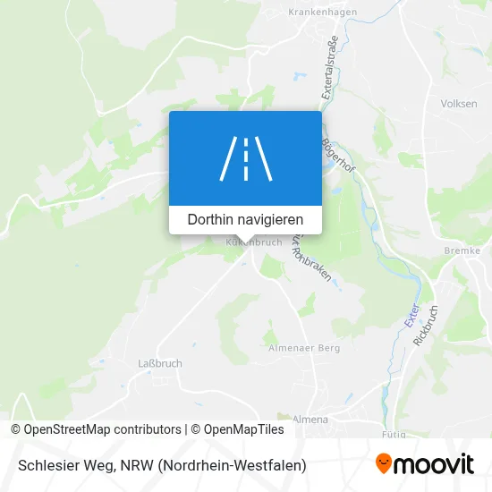 Schlesier Weg Karte