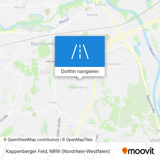 Kappenberger Feld Karte