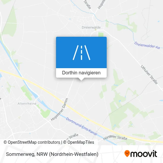 Sommerweg Karte