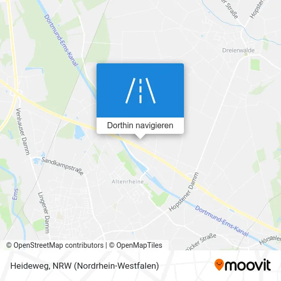 Heideweg Karte