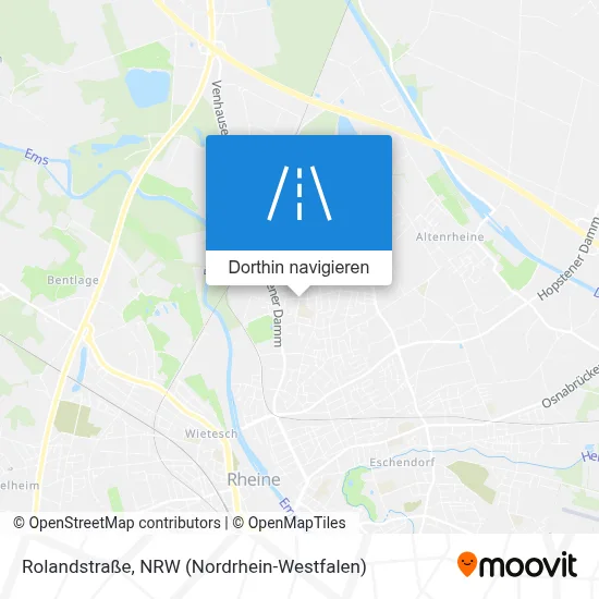 Rolandstraße Karte