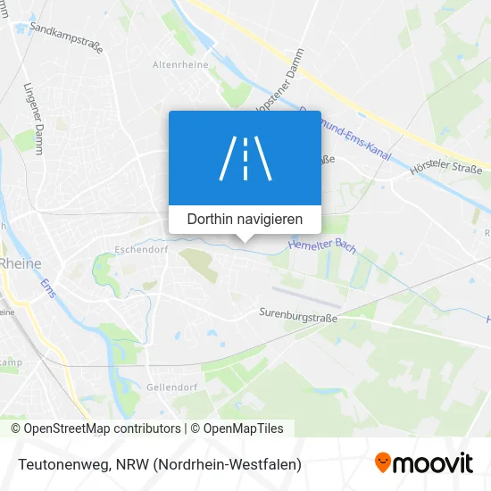 Teutonenweg Karte