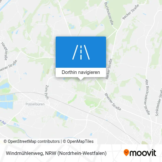 Windmühlenweg Karte