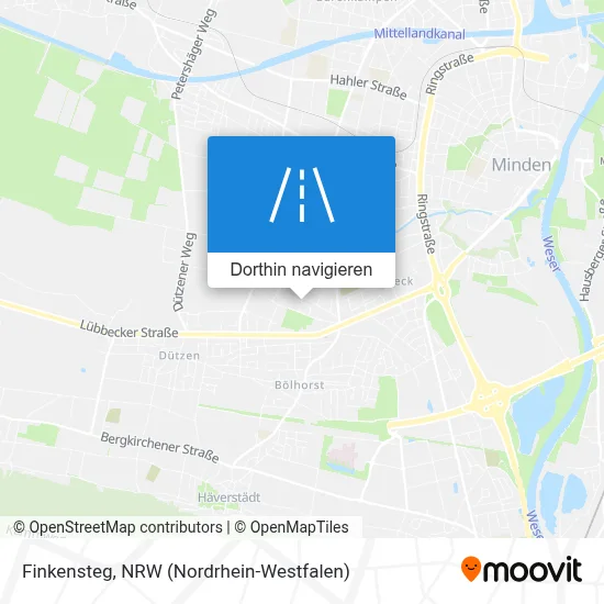 Finkensteg Karte