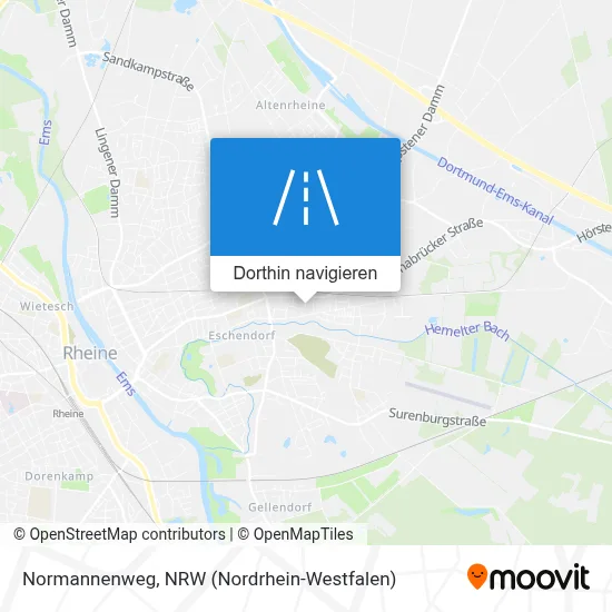 Normannenweg Karte