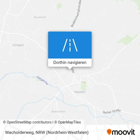 Wacholderweg Karte