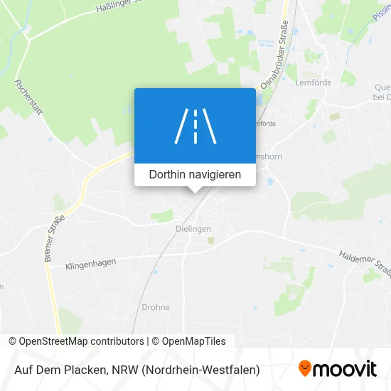 Auf Dem Placken Karte