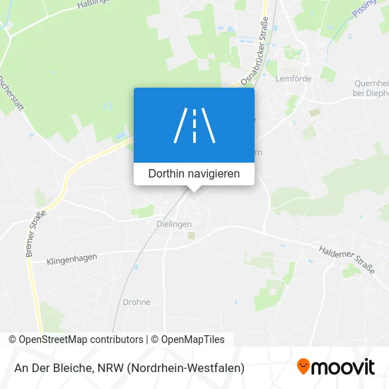 An Der Bleiche Karte