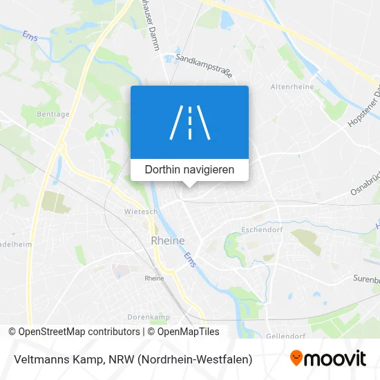 Veltmanns Kamp Karte