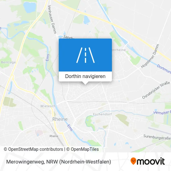 Merowingerweg Karte