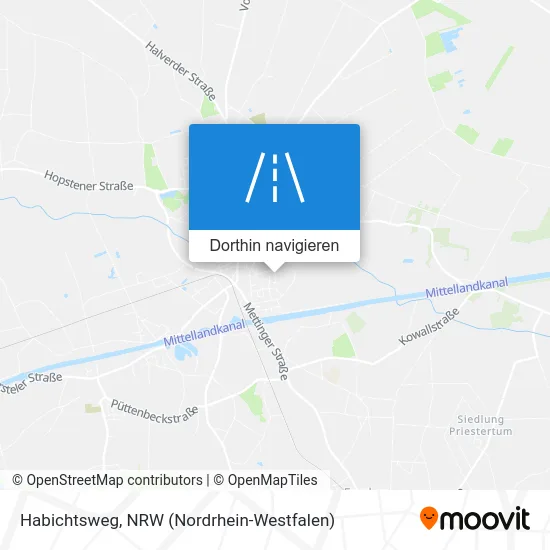 Habichtsweg Karte