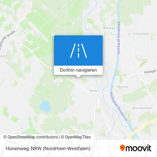 Hünenweg Karte