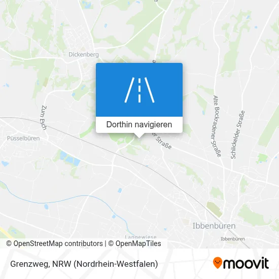 Grenzweg Karte