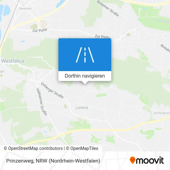Prinzenweg Karte