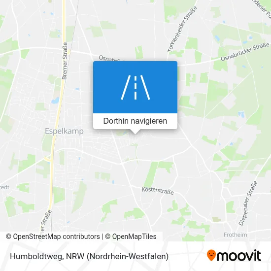 Humboldtweg Karte