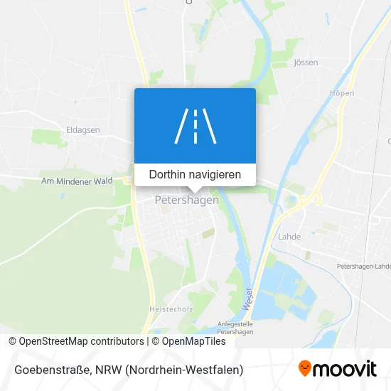 Goebenstraße Karte