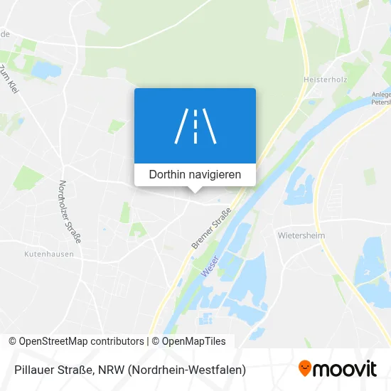 Pillauer Straße Karte