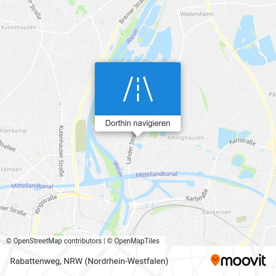 Rabattenweg Karte