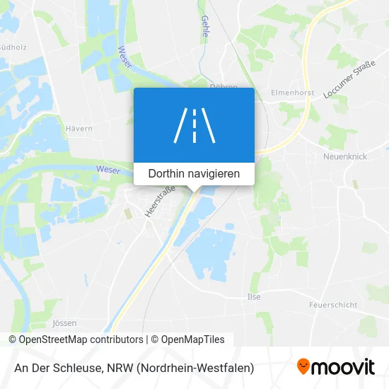 An Der Schleuse Karte