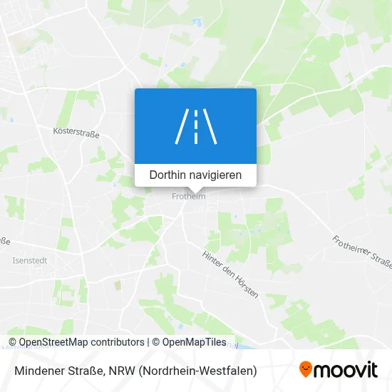 Mindener Straße Karte
