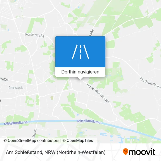 Am Schießstand Karte