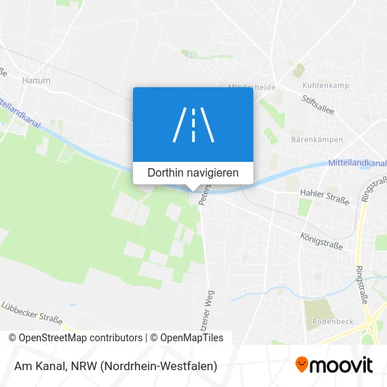 Am Kanal Karte