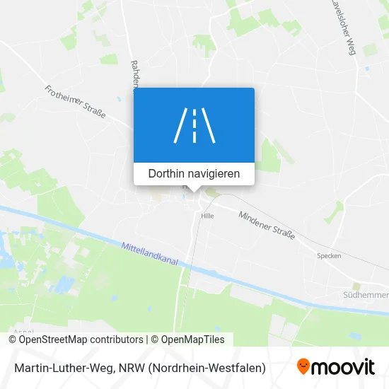Martin-Luther-Weg Karte