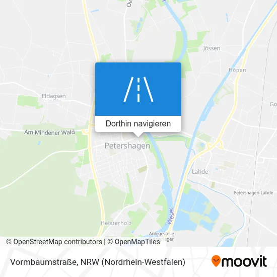 Vormbaumstraße Karte