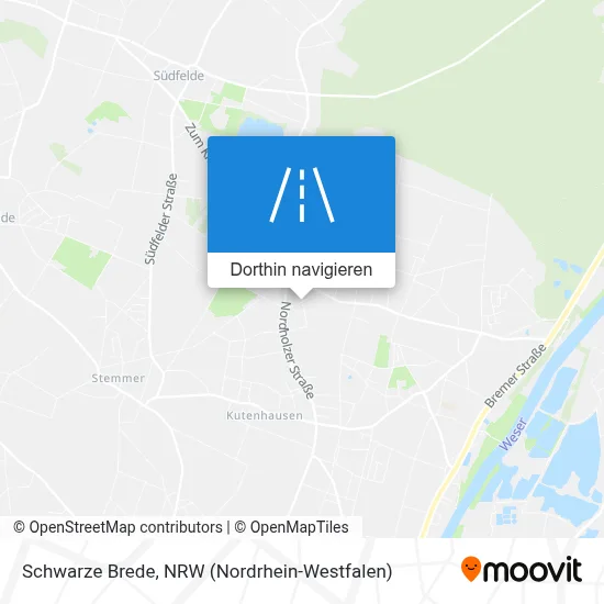 Schwarze Brede Karte