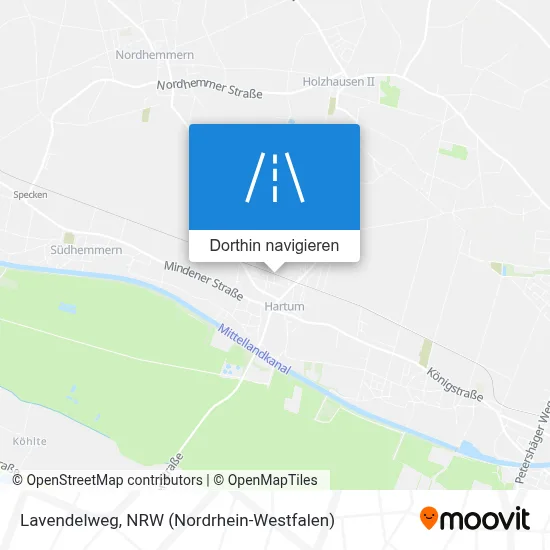 Lavendelweg Karte