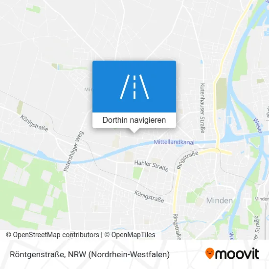 Röntgenstraße Karte