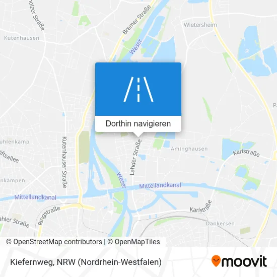 Kiefernweg Karte